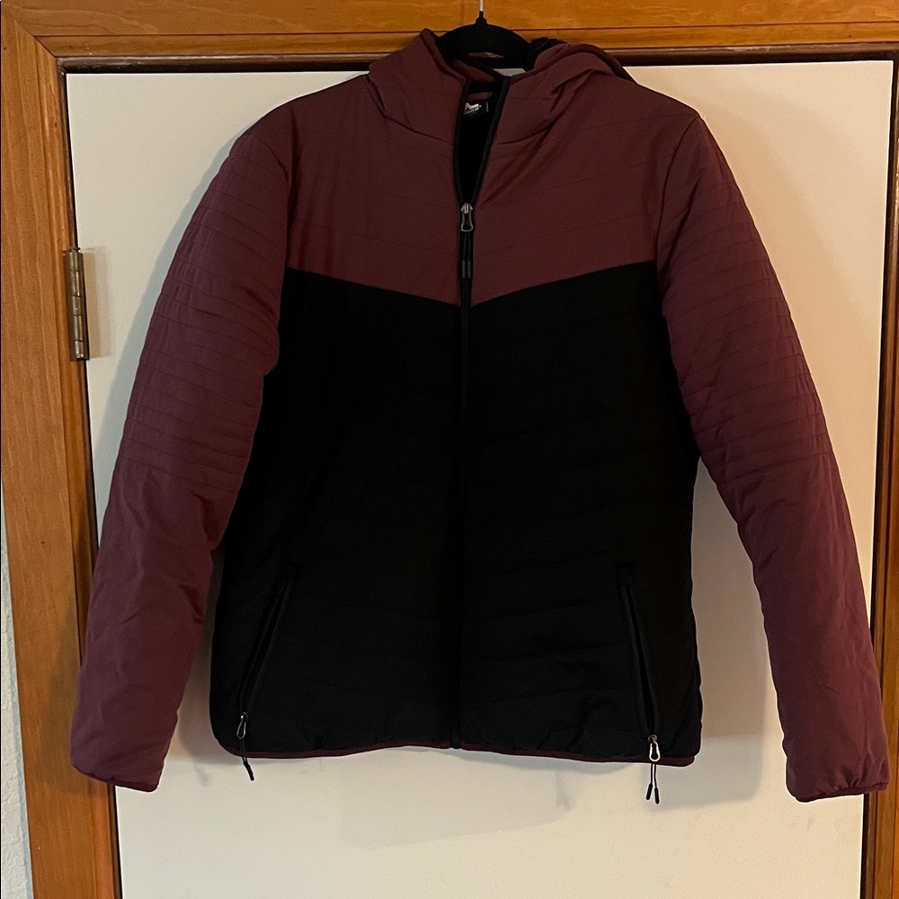 Mountain Club Women’s Two-Tone Puffy Jacket (Hooded)